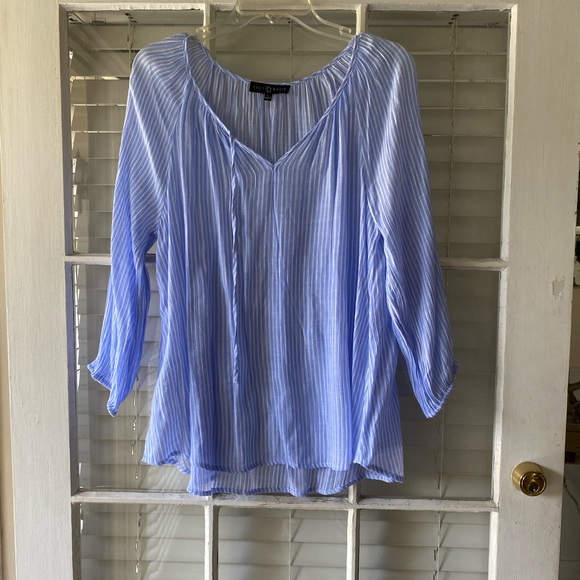 Blue and white stripped tunic L - Picture 5 of 5